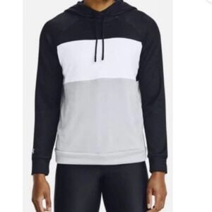 Under Armour Women's Terry Fleece Hoodie Black Med NWT